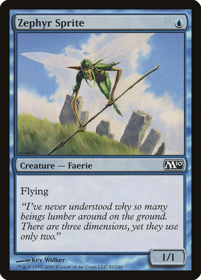 Image for Zephyr Sprite (82) [Magic 2010 (M10)] - Magic: The Gathering