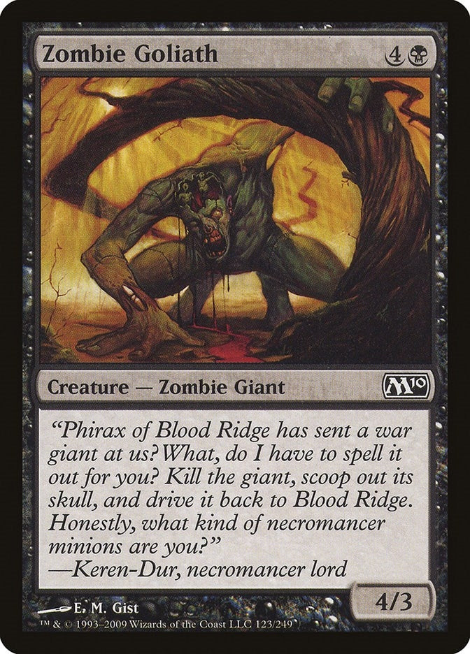 Image for Zombie Goliath (123) [Magic 2010 (M10)] - Magic: The Gathering