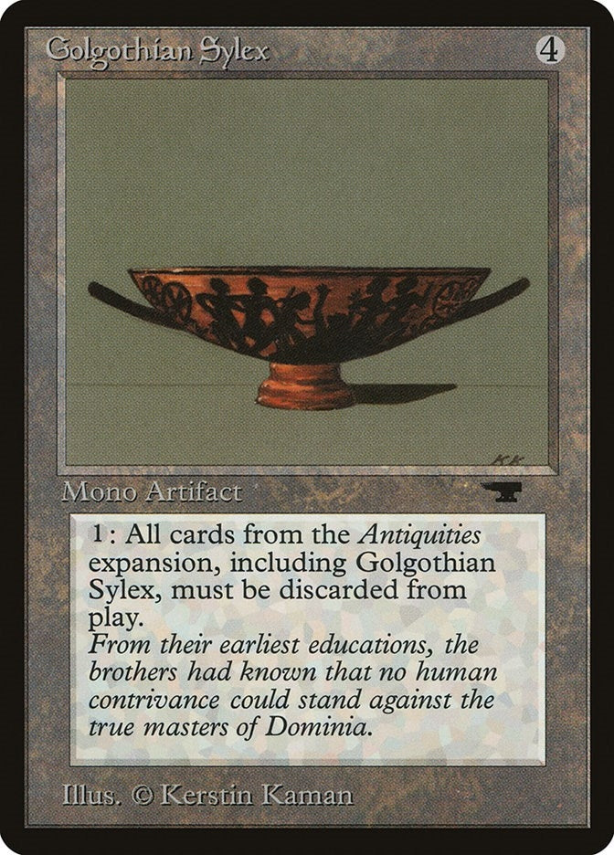 Image for Golgothian Sylex [Antiquities] - Magic: The Gathering