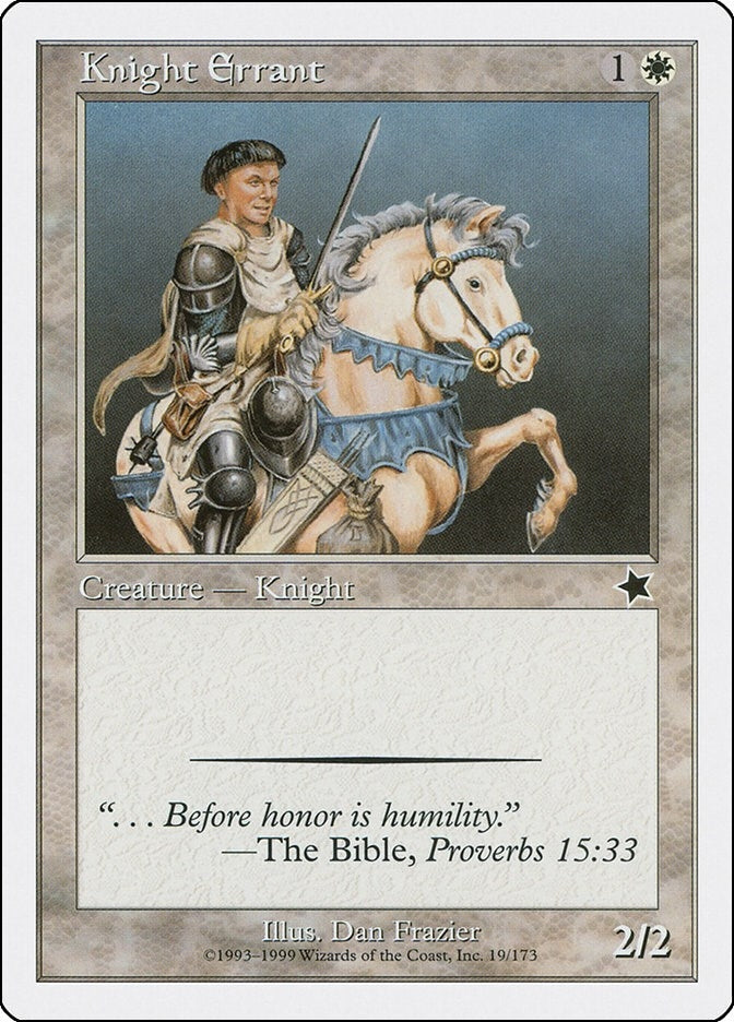 Image for Knight Errant (19) [Starter 1999] - Magic: The Gathering
