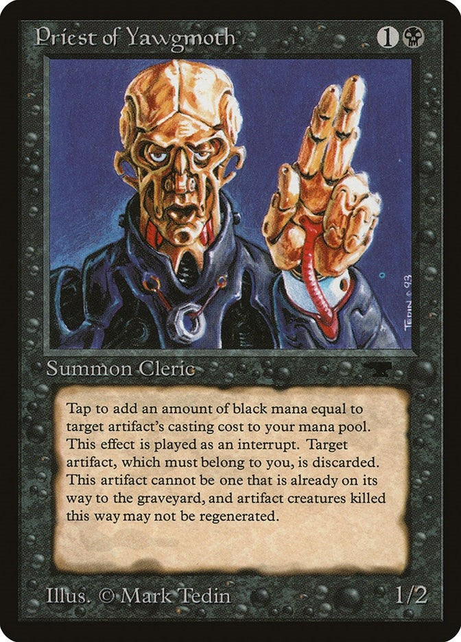 Image for Priest of Yawgmoth [Antiquities] - Magic: The Gathering
