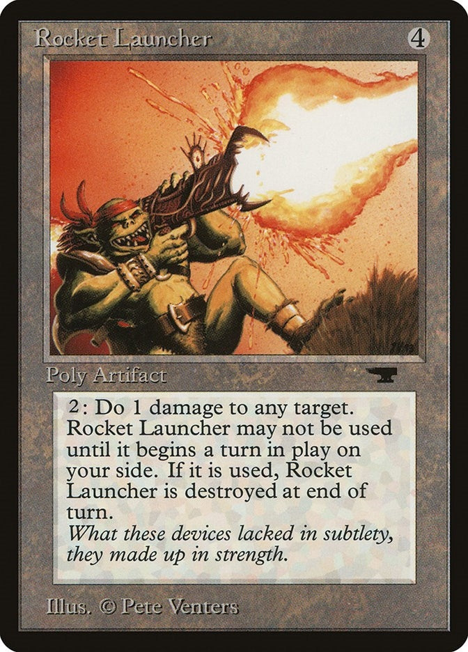 Image for Rocket Launcher [Antiquities] - Magic: The Gathering