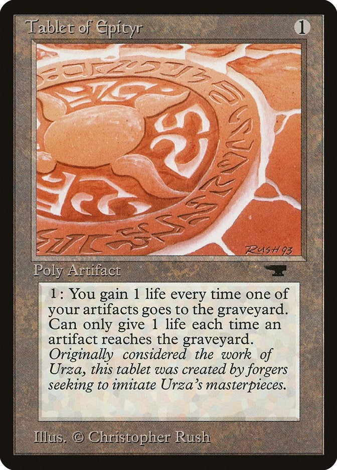 Image for Tablet of Epityr [Antiquities] - Magic: The Gathering