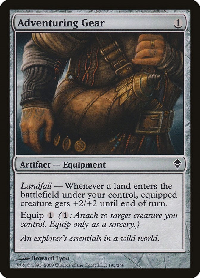 Image for Adventuring Gear (195) [Zendikar] - Magic: The Gathering
