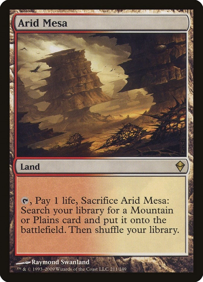 Image for Arid Mesa (211) [Zendikar] - Magic: The Gathering