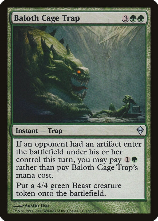 Image for Baloth Cage Trap (156) [Zendikar] - Magic: The Gathering