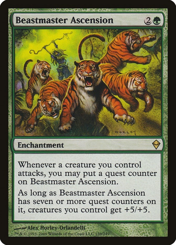 Image for Beastmaster Ascension (159) [Zendikar] - Magic: The Gathering