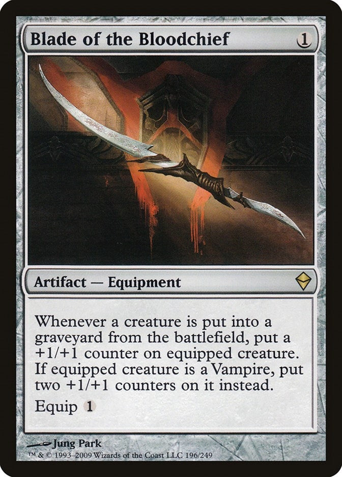 Image for Blade of the Bloodchief (196) [Zendikar] - Magic: The Gathering