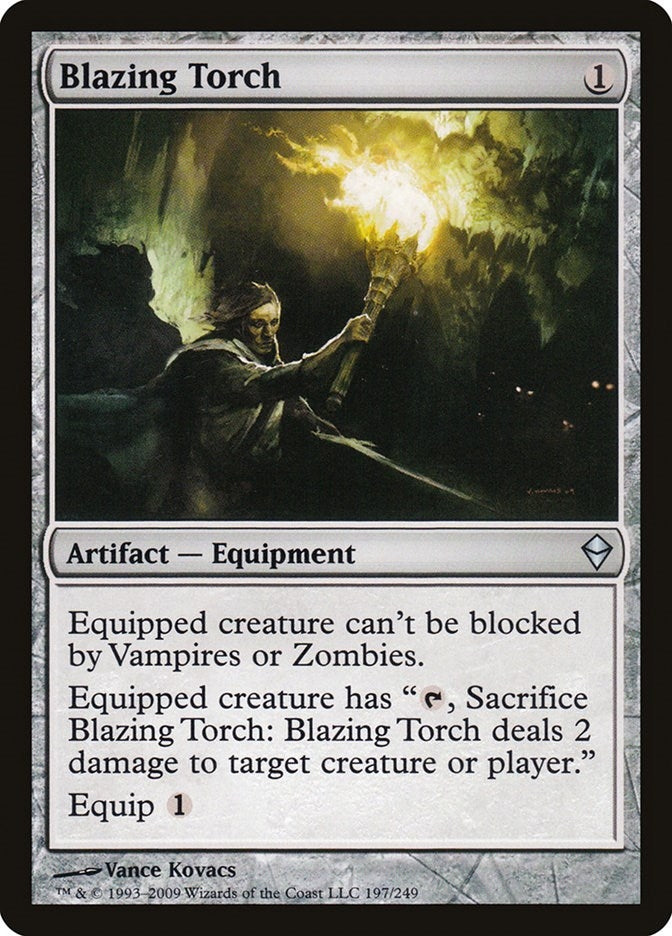 Image for Blazing Torch (197) [Zendikar] - Magic: The Gathering