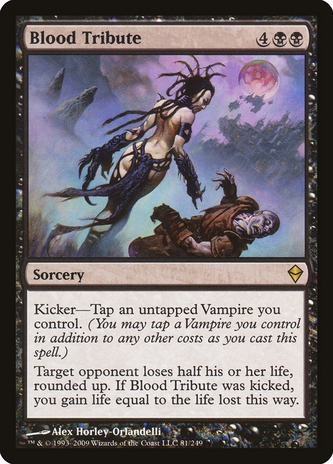 Image for Blood Tribute (81) [Zendikar] - Magic: The Gathering
