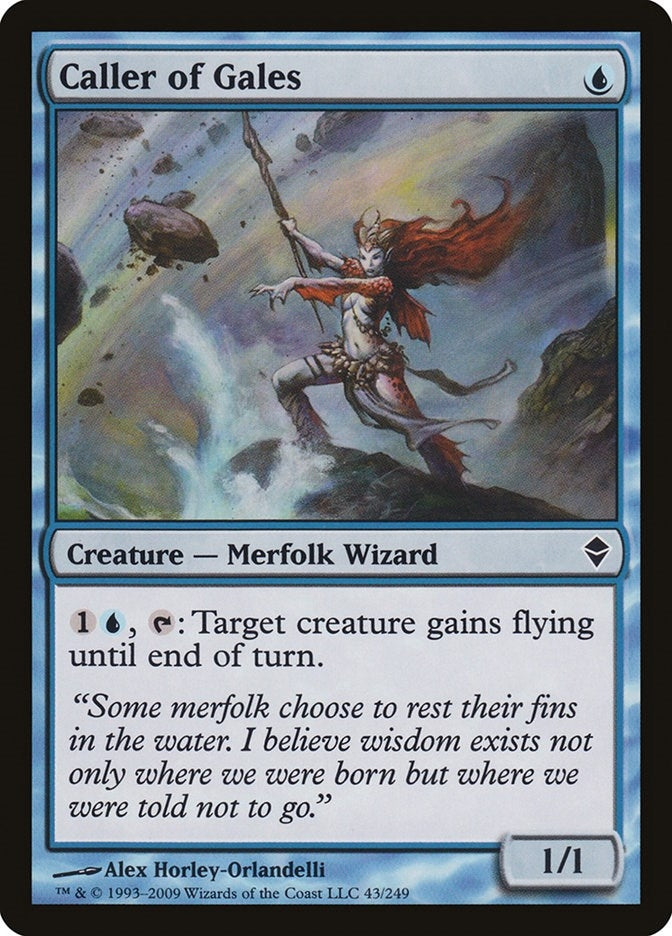 Image for Caller of Gales (43) [Zendikar] - Magic: The Gathering