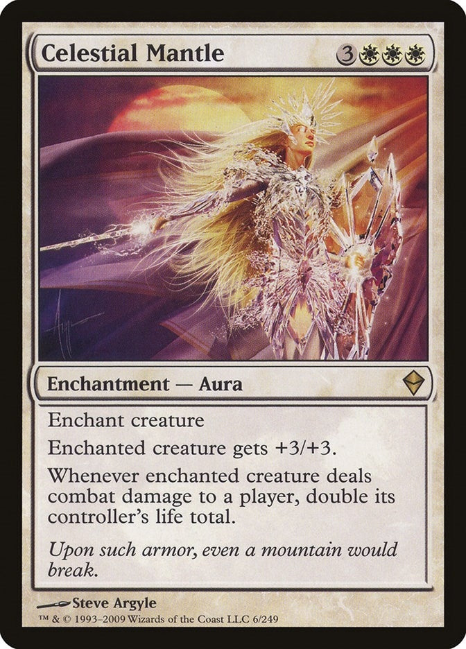 Image for Celestial Mantle (6) [Zendikar] - Magic: The Gathering