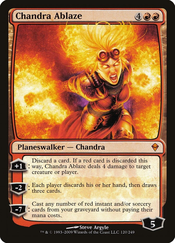 Image for Chandra Ablaze (120) [Zendikar] - Magic: The Gathering