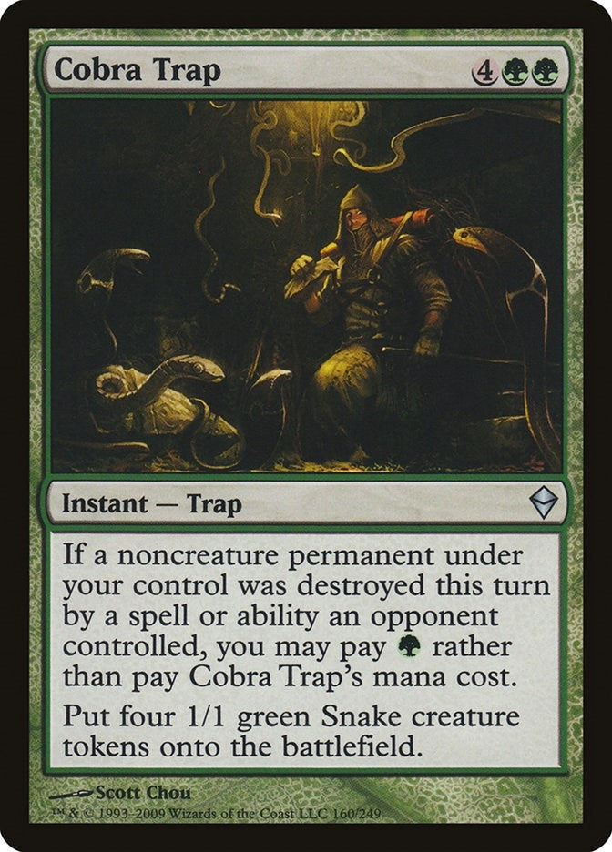 Image for Cobra Trap (160) [Zendikar] - Magic: The Gathering