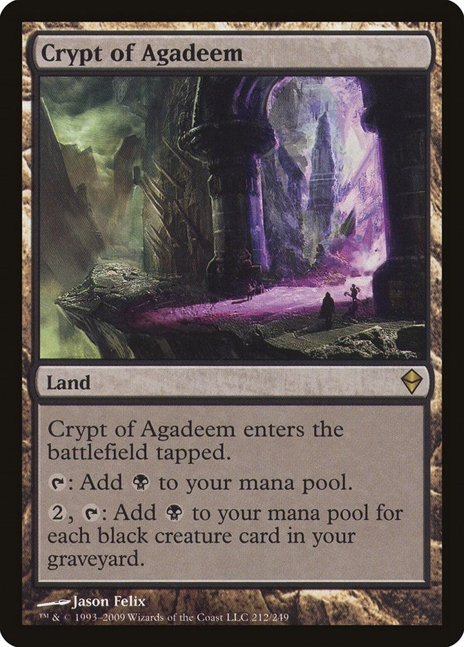 Image for Crypt of Agadeem (212) [Zendikar] - Magic: The Gathering
