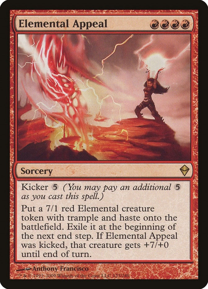 Image for Elemental Appeal (123) [Zendikar] - Magic: The Gathering