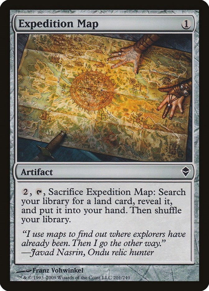 Image for Expedition Map (201) [Zendikar] - Magic: The Gathering