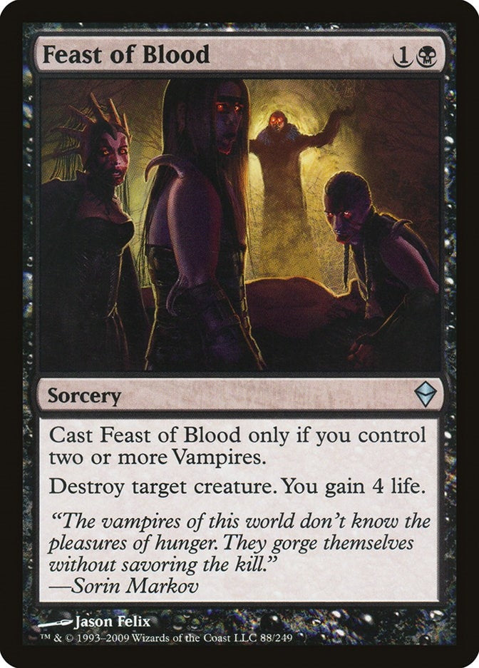 Image for Feast of Blood (88) [Zendikar] - Magic: The Gathering