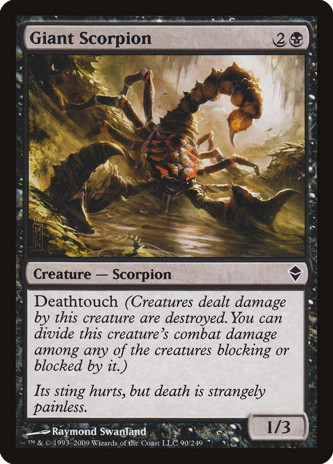 Image for Giant Scorpion (90) [Zendikar] - Magic: The Gathering