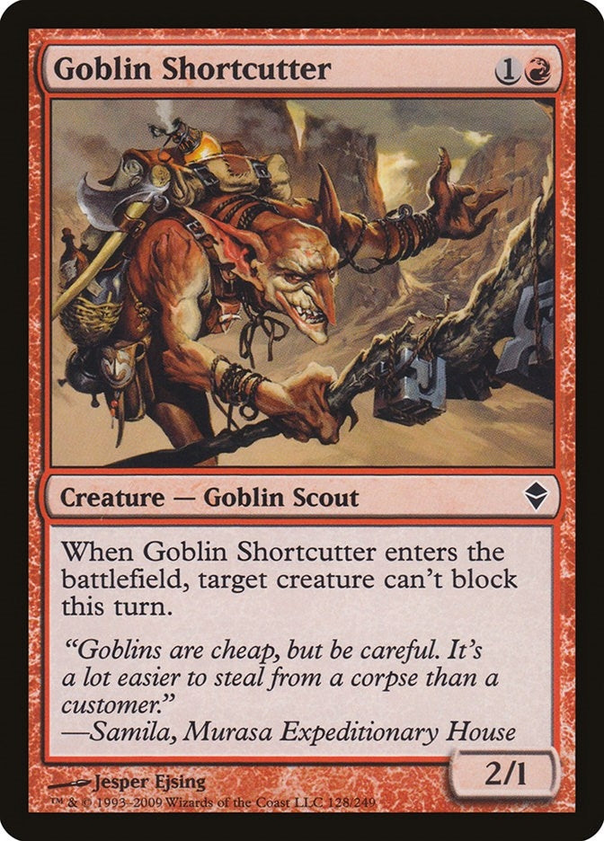 Image for Goblin Shortcutter (128) [Zendikar] - Magic: The Gathering