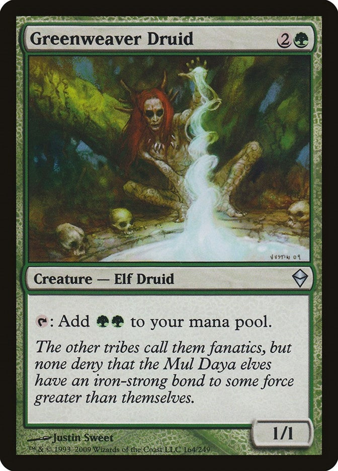 Image for Greenweaver Druid (164) [Zendikar] - Magic: The Gathering