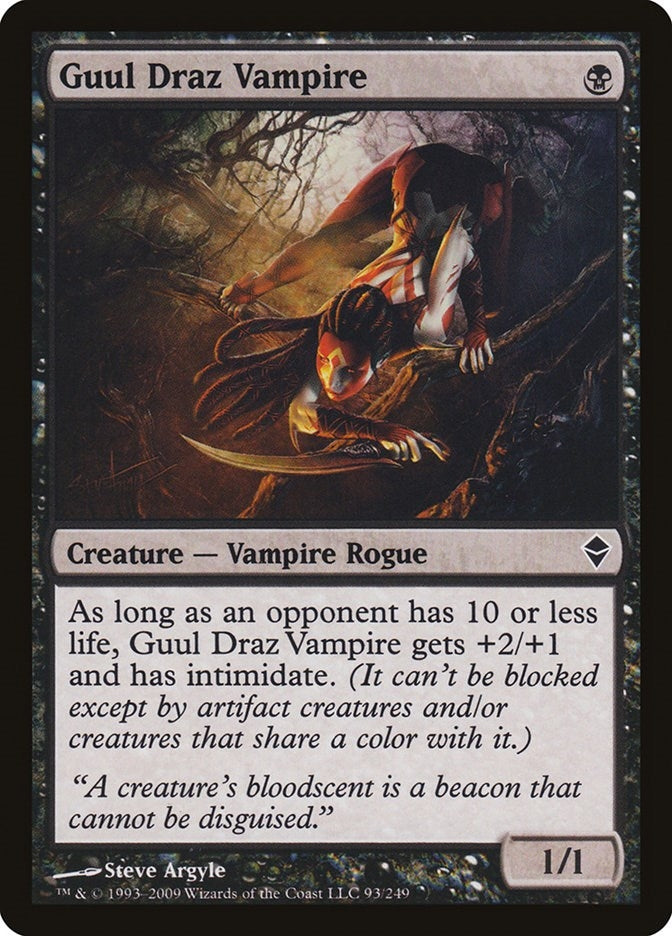 Image for Guul Draz Vampire (93) [Zendikar] - Magic: The Gathering