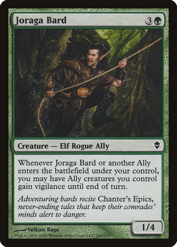 Image for Joraga Bard (166) [Zendikar] - Magic: The Gathering