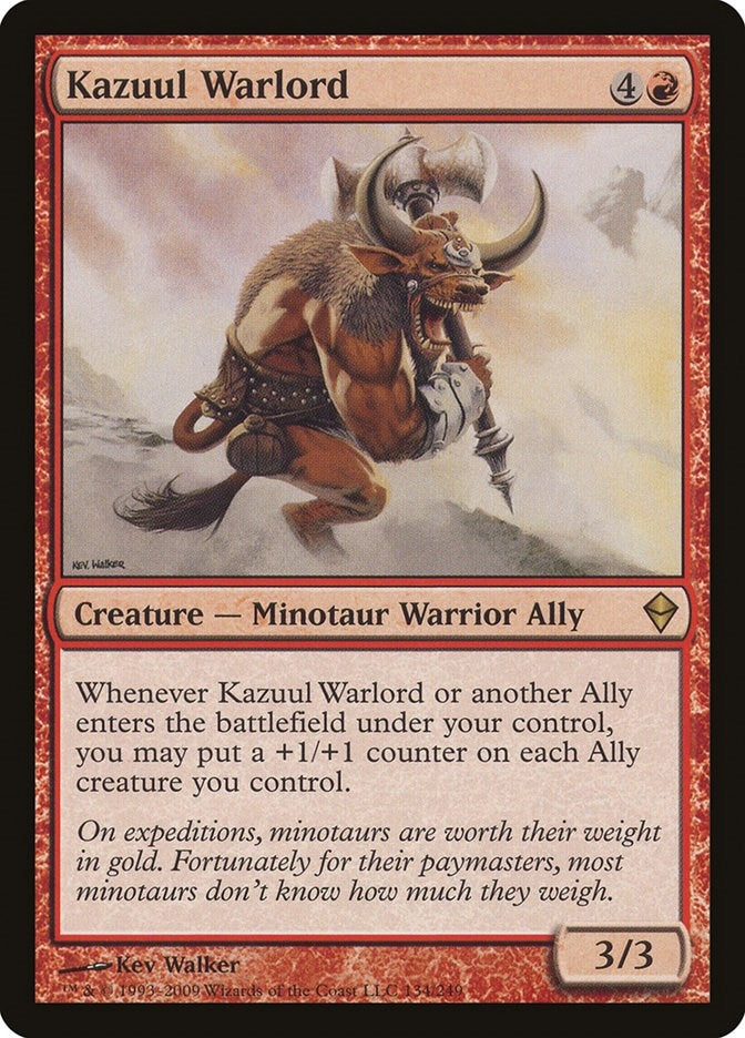 Image for Kazuul Warlord (134) [Zendikar] - Magic: The Gathering