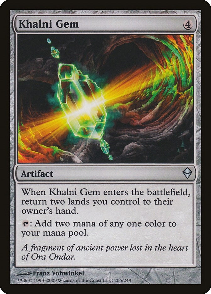 Image for Khalni Gem (205) [Zendikar] - Magic: The Gathering