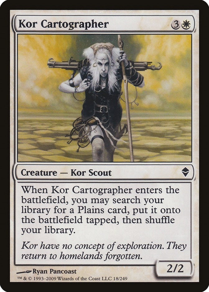 Image for Kor Cartographer (18) [Zendikar] - Magic: The Gathering