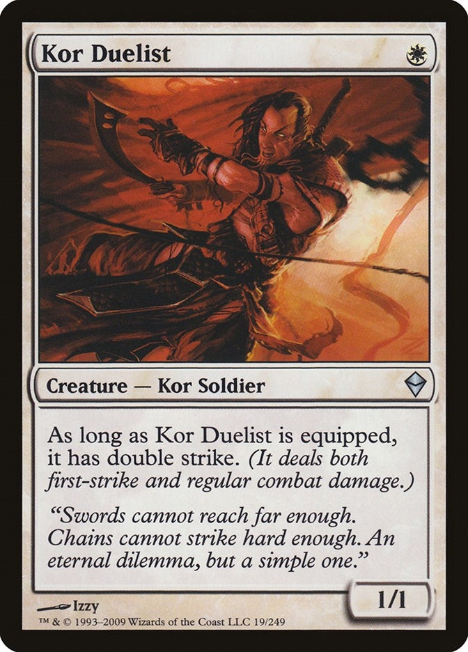 Image for Kor Duelist (19) [Zendikar] - Magic: The Gathering
