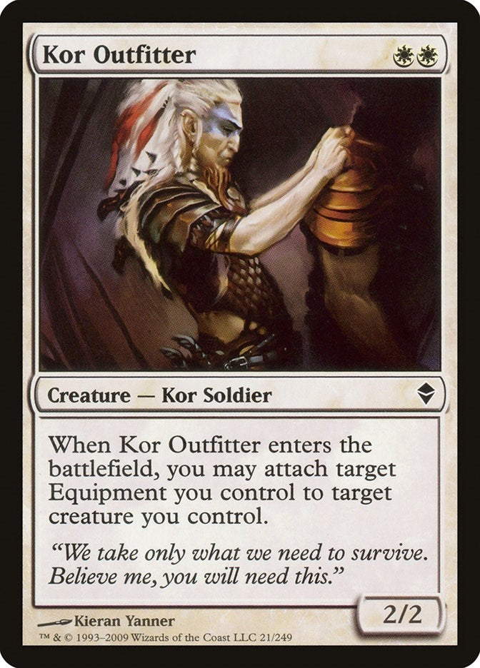 Image for Kor Outfitter (21) [Zendikar] - Magic: The Gathering