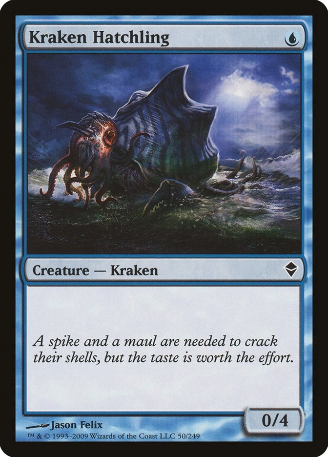 Image for Kraken Hatchling (50) [Zendikar] - Magic: The Gathering