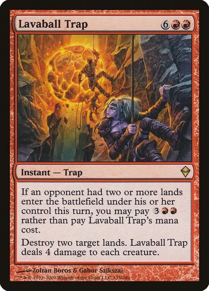 Image for Lavaball Trap (135) [Zendikar] - Magic: The Gathering