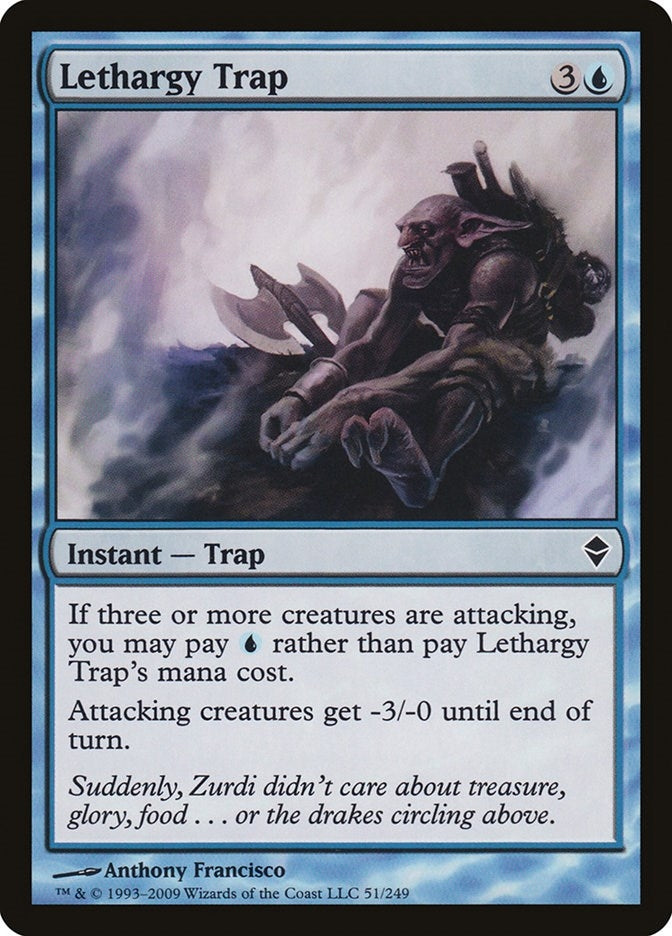 Image for Lethargy Trap (51) [Zendikar] - Magic: The Gathering