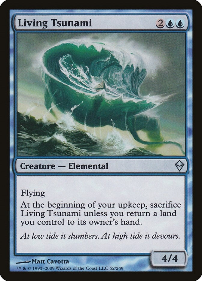 Image for Living Tsunami (52) [Zendikar] - Magic: The Gathering