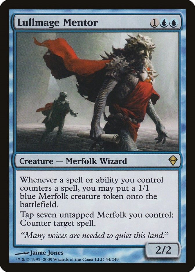 Image for Lullmage Mentor (54) [Zendikar] - Magic: The Gathering