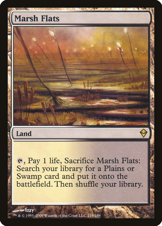 Image for Marsh Flats (219) [Zendikar] - Magic: The Gathering