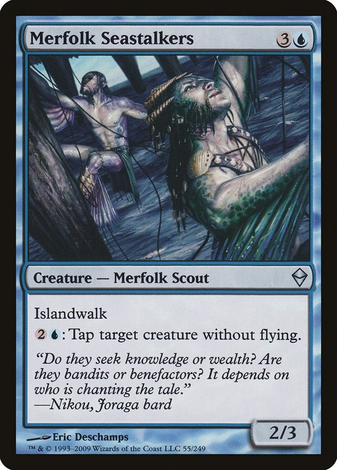 Image for Merfolk Seastalkers (55) [Zendikar] - Magic: The Gathering