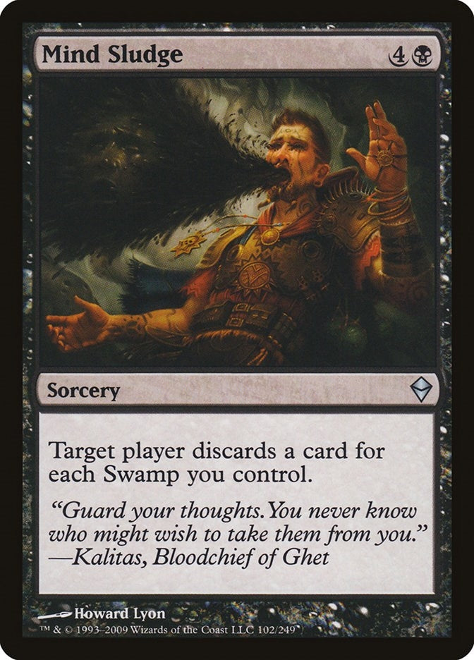 Image for Mind Sludge (102) [Zendikar] - Magic: The Gathering