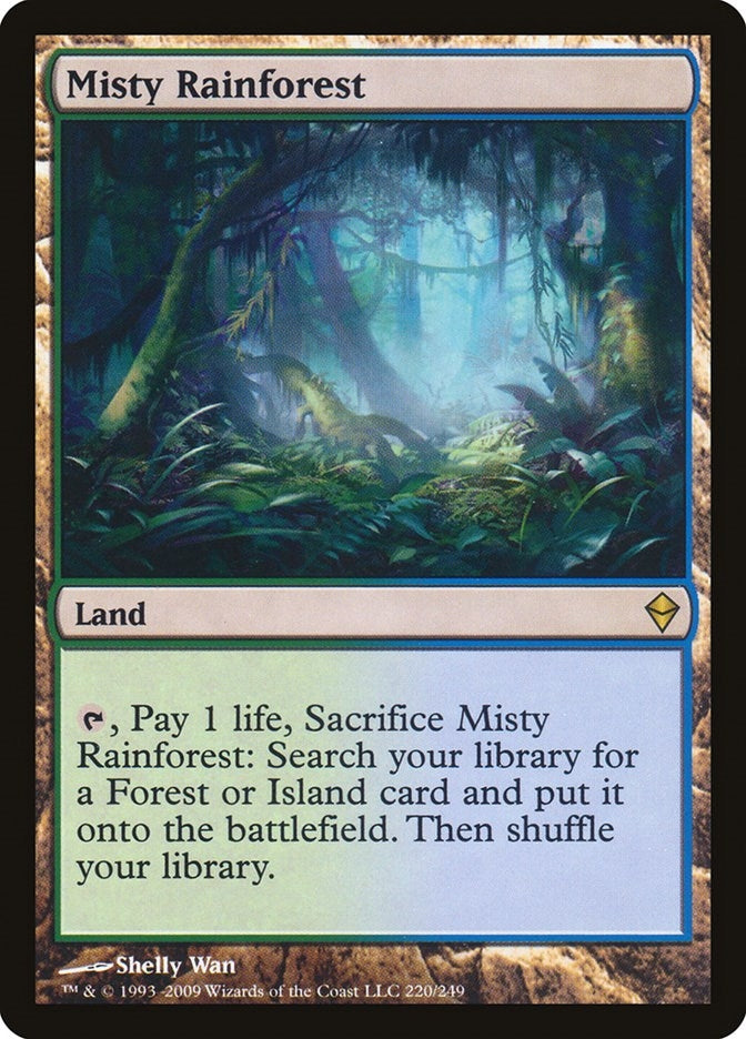 Image for Misty Rainforest (220) [Zendikar] - Magic: The Gathering