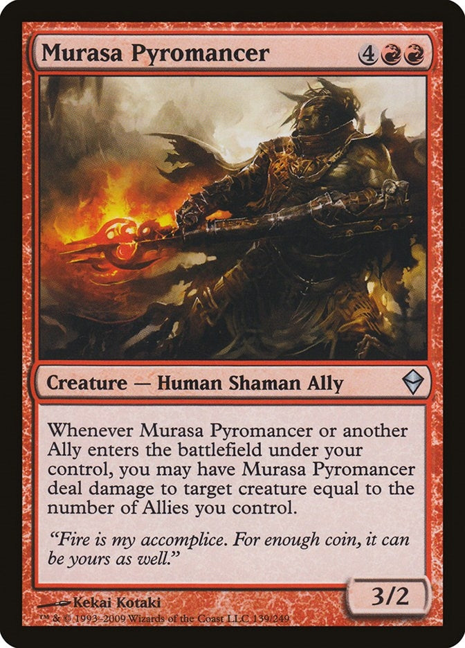 Image for Murasa Pyromancer (139) [Zendikar] - Magic: The Gathering