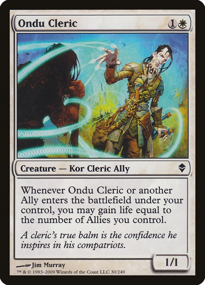 Image for Ondu Cleric (30) [Zendikar] - Magic: The Gathering