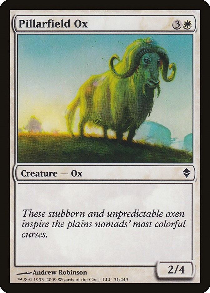Image for Pillarfield Ox (31) [Zendikar] - Magic: The Gathering