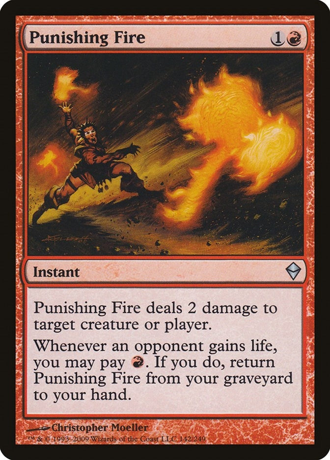 Image for Punishing Fire (142) [Zendikar] - Magic: The Gathering
