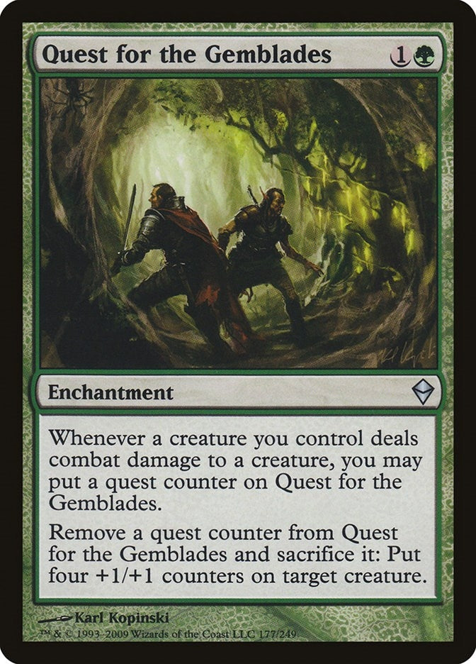 Image for Quest for the Gemblades (177) [Zendikar] - Magic: The Gathering