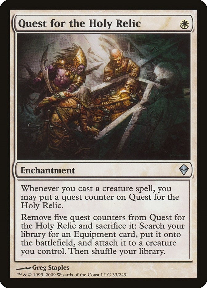Image for Quest for the Holy Relic (33) [Zendikar] - Magic: The Gathering