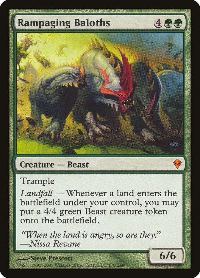 Image for Rampaging Baloths (178) [Zendikar] - Magic: The Gathering
