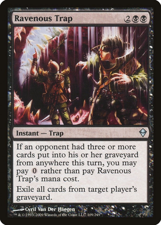 Image for Ravenous Trap (109) [Zendikar] - Magic: The Gathering