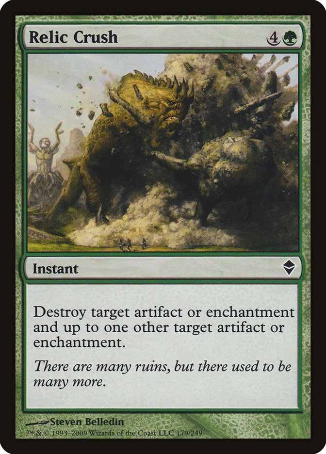 Image for Relic Crush (179) [Zendikar] - Magic: The Gathering